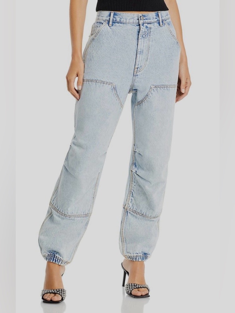 Alexander Wang Light Blue Relaxed Carpenter Jeans